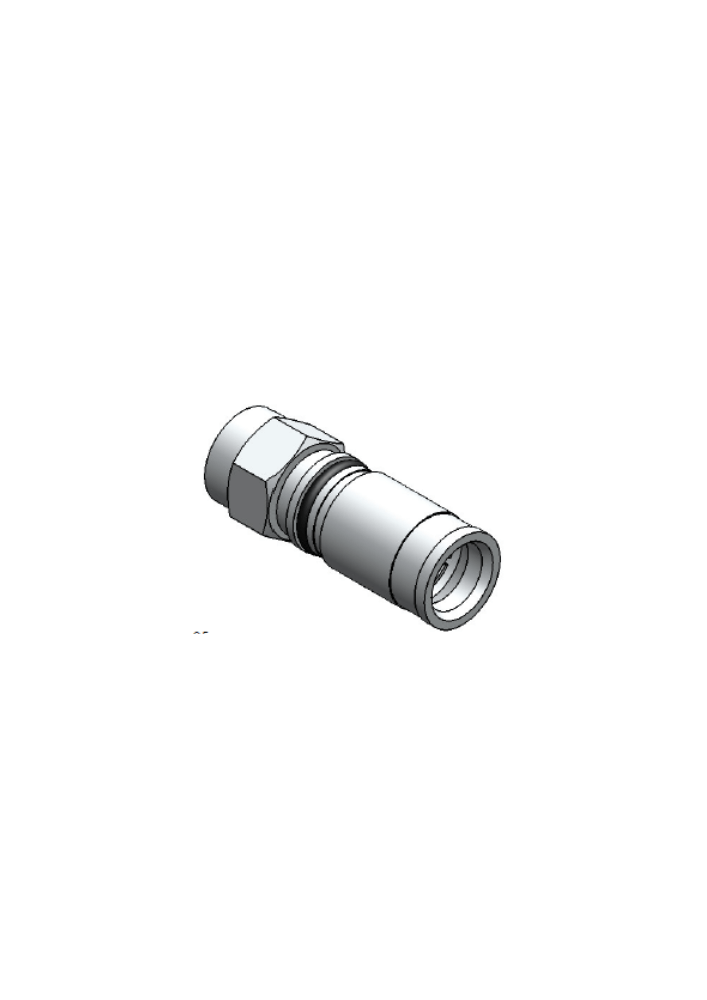 Conector Fêmea Macho Reto Compressão RG/RGC59