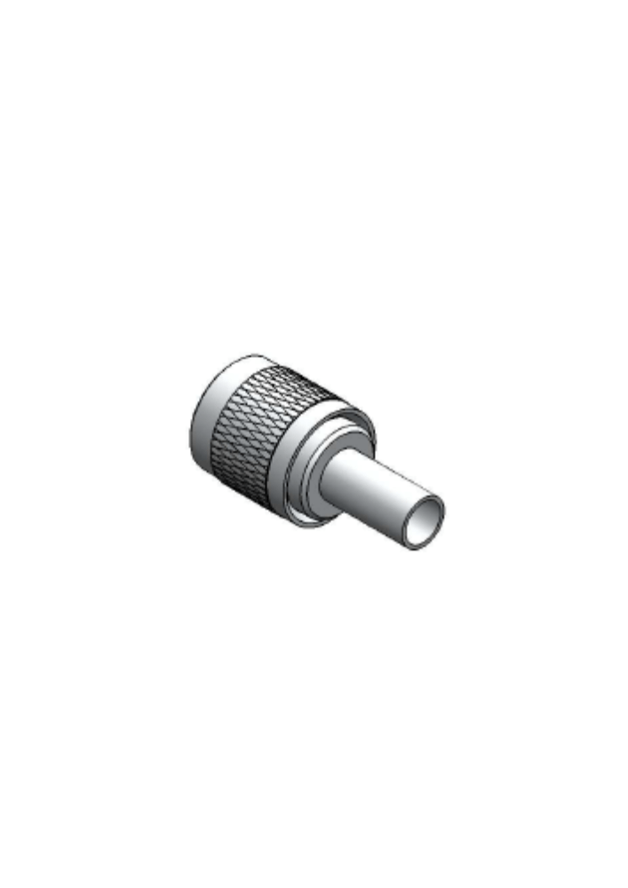 Conector TNC Macho Reto Crimpagem Cabo RG/RGC-58